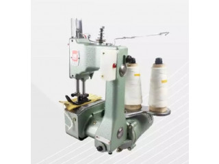 Standard needle thread double locked bag closing machine