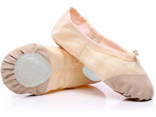 Peach/Beige Ballet Shoes