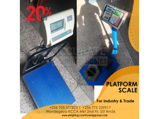 Industrial platform scales, Heavy duty for warehouses in Kampala