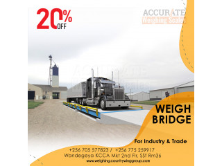 Legal for trade weighbridge vehicle scales in Kampala Uganda