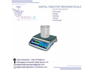 Square 30kg digital market commercial table top weighing scale in Jinja