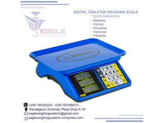 Square 30kg digital market commercial table top weighing scale in Jinja