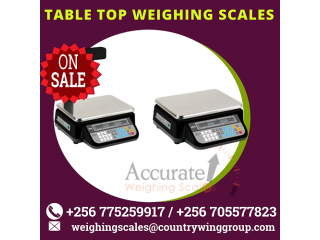 Barcode printer table top scale with automatic printing support on market in Hoima