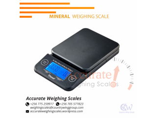 Various capacity mineral weighing scales for commercial use in Kisoro