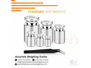 Appoved test weights for platform weighing scales calibration Busiika