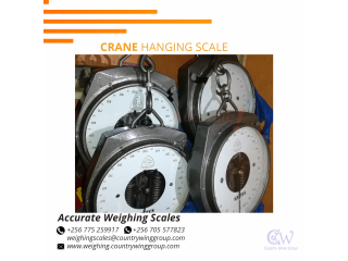 What is the budget of a heavy-duty crane weighing scale in Kiryandongo, Uganda?