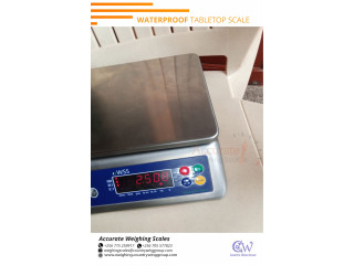 Purchase waterproof table top weighing scales at affordable prices Lyantonde