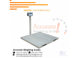 Platform weights scales calibration done here in Wandegeya, Kampala