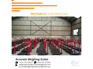 Mechanical steelyard Platform weighing scale built for heavy duty industrial use in stock Wandegeya Kampala