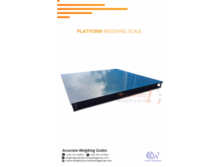 Easy user ability and readability platform weighing scale at Kampala