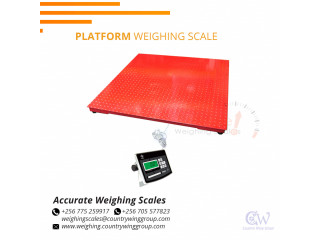 Improved waterproof platform weighing scales for industrial use