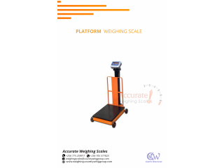 Platform weighing scale is certified by UNBS from a supplier shop