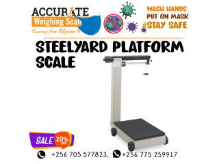  Rugged structure heavy duty mechanical steelyard platform weighing scales