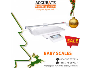 Standard digital baby weighing scale with optional measuring rod 