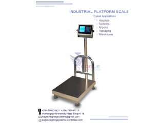 Stainless steel top platform scale with rail