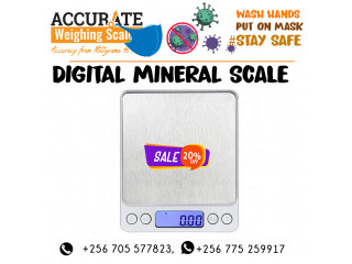 Mineral weighing scale with optional AC adapter 