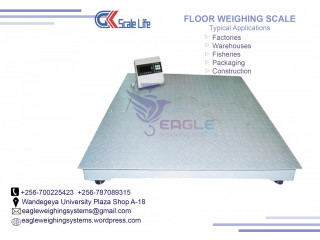 Factory use electronic digital platform weighing floor scale