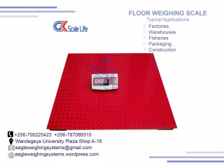 Weighing floor scales at Eagle Weighing systems Ltd