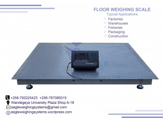 Weight floor weighing scales for industries