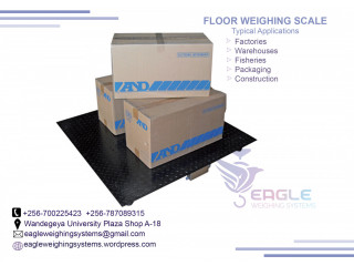 Industrial floor platform scales