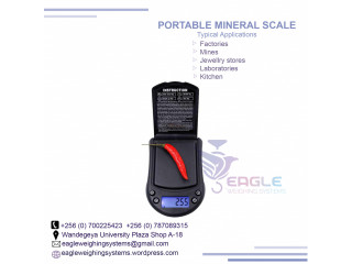 Body pocket weighing scale for minerals