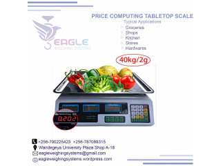 Table top digital weighing scales