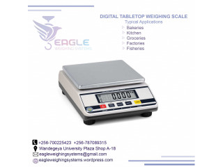 Table top counting weighing scales