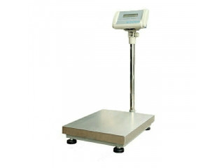 Electronic platform digital weighing scale with railing