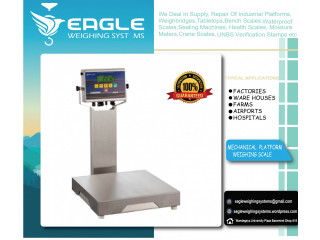 Electronic platform digital weighing scale with railing