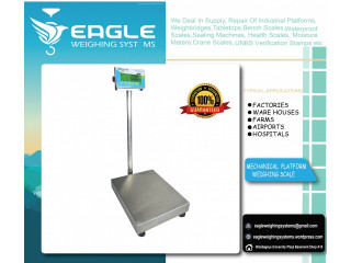 Weighing floor scales at Eagle Weighing systems Ltd