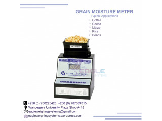 Portable moisture meter for dry grains