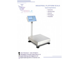 Electronic platform digital weighing scale with railing in kampala