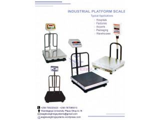 Stainless steel top platform scale with rail