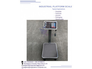 Stainless steel top platform scale with rail