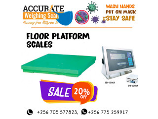 Factory floor balances checkered plate for heavy bags 