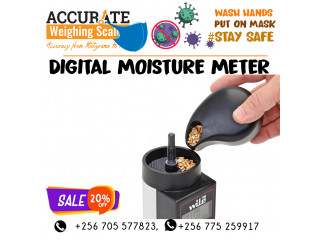 Affordable price digital moisture meter rice and sorghum grains harvests on farms Kigezi Uganda 