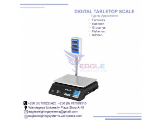 Table top digital weighing scales