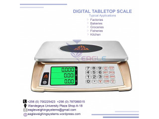 Table top digital weighing scales