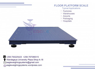 Weighing floor scales at Eagle Weighing systems Ltd