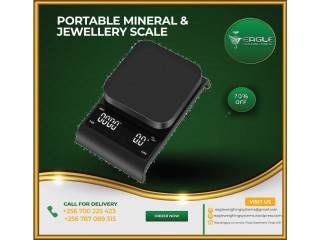 Body pocket weighing scale for minerals