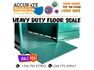 Washdown industrial floor platform weighing scales 