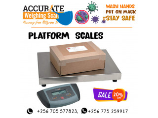 Smooth plate with guide rail industrial floor weighing scale from sole distributor Wandegeya , +256 (0 