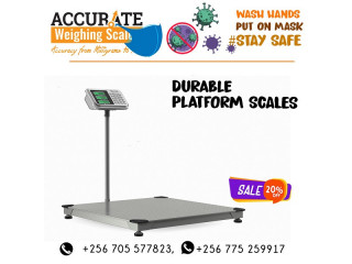 Waterproof stainless-steel heavy-duty floor weighing scales 3000kg capacity from Busia , +256 (0 