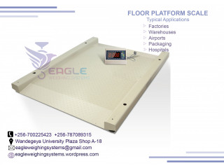 Electronic platform digital weighing scale with railing in kampala