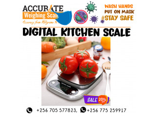 Digital flat table top kitchen scales for bakery stamped by UNBS Bulenga