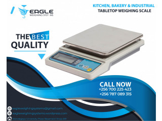 Electronic table top weighing scaleS