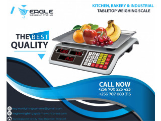 Square 30kg digital market commercial table top weighing scale