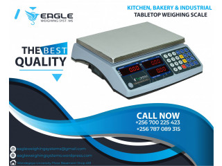 Electronic table top weighing scaleS