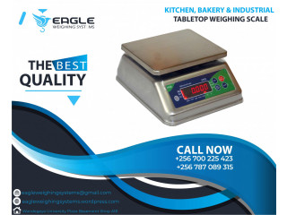 Stainless steel table top waterproof weighing scales