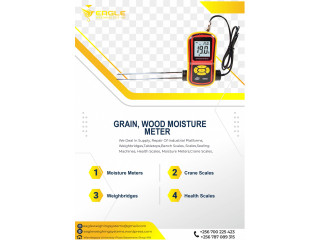 Handheld moisture meter for cereals